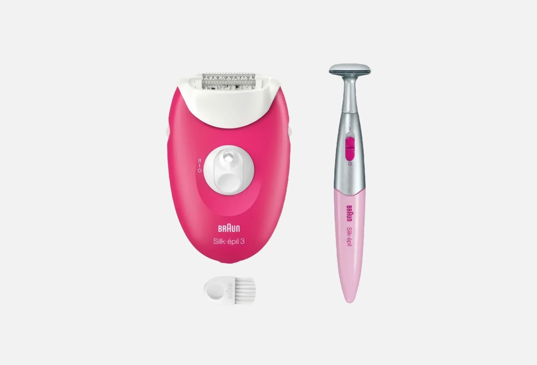 Изображение товара Эпилятор Braun Silk-epil 3 3-202 с системой из 20 пинцетов и подсветкой