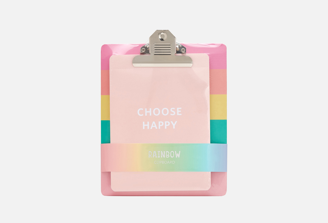 Изображение товара Бумага для записей N Family Rainbow 140x190 мм 80 листов с зажимом