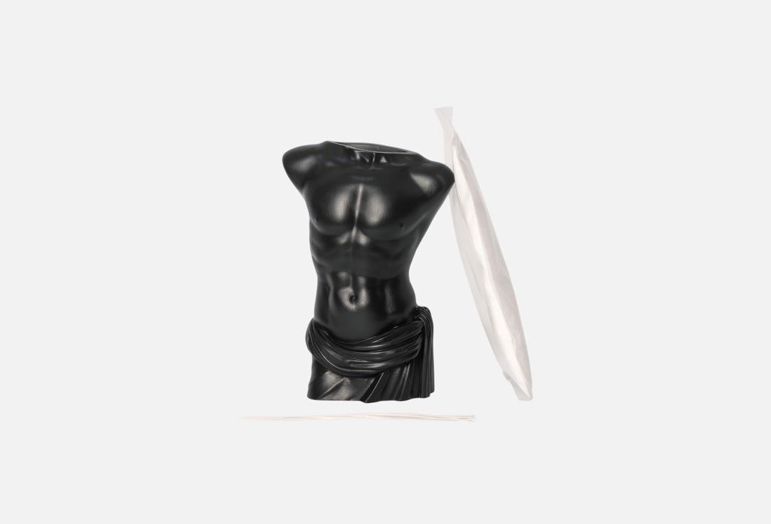 

Свеча с подсвечником PLAMELIA, Черная статуэтка 1 шт