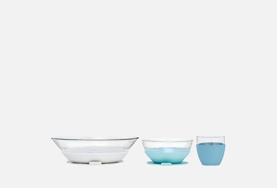 

Набор Стеклянной посуды для детей BEABA, JUNGLE 3 шт