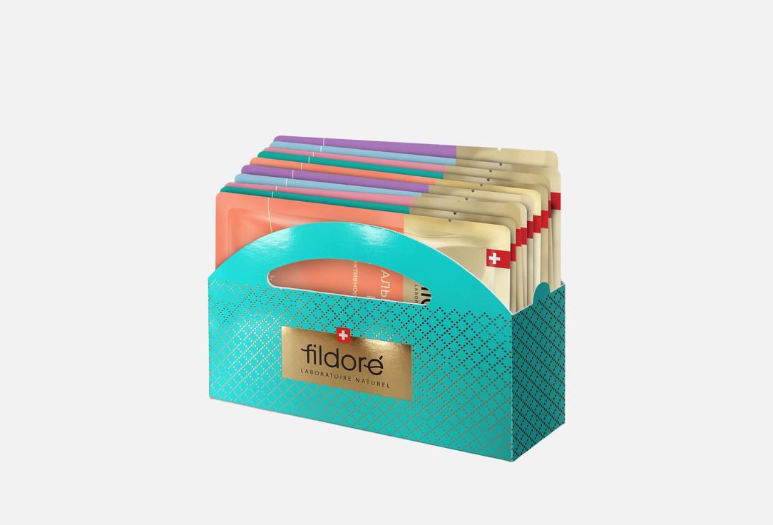 Изображение товара Набор тканевых масок для лица Fildoré Laboratoire naturel sa 10 шт. увлажнение омоложение гидратаци