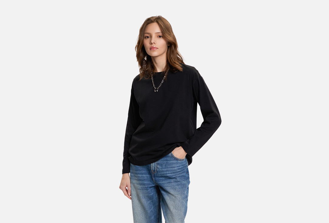 Изображение товара Лонгслив the 365 wear черный для женщин