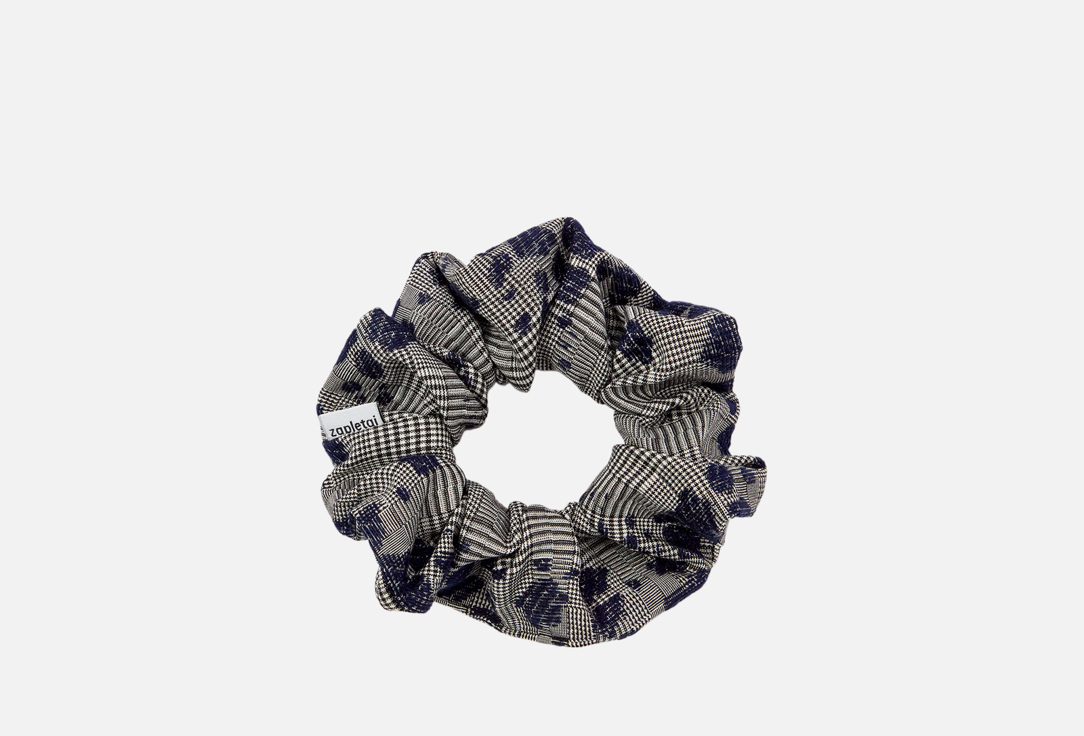 

Резинка для волос ZAPLETAI, Черная в клетку L 1 шт