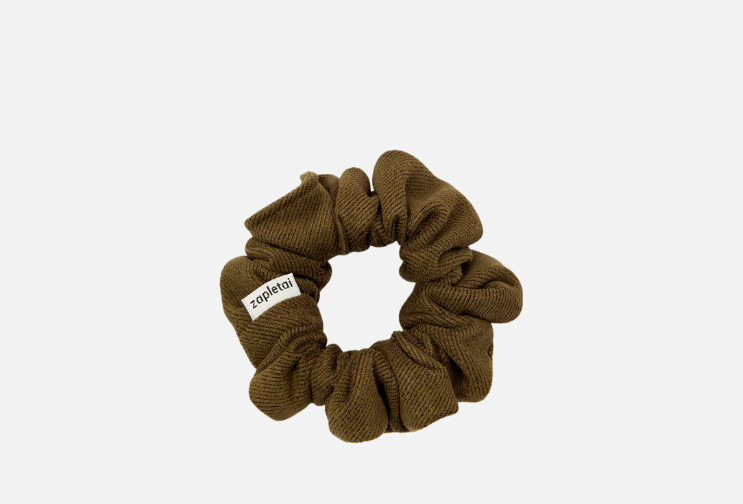 

Резинка для волос ZAPLETAI, Хаки диагональ М 1 шт