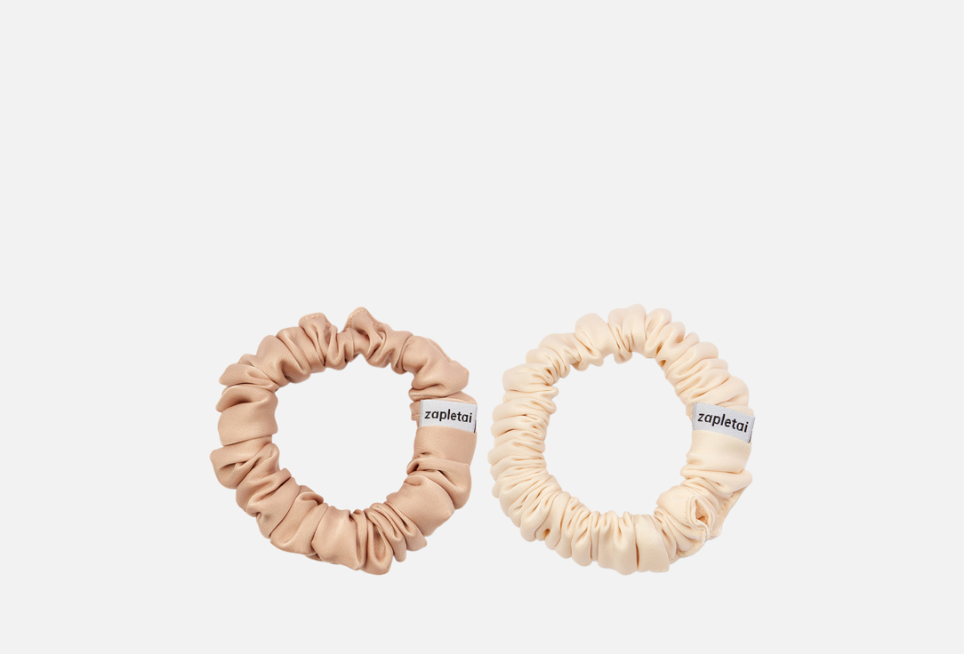 

Резинка для волос ZAPLETAI, Карамельная, молочная S 2 шт