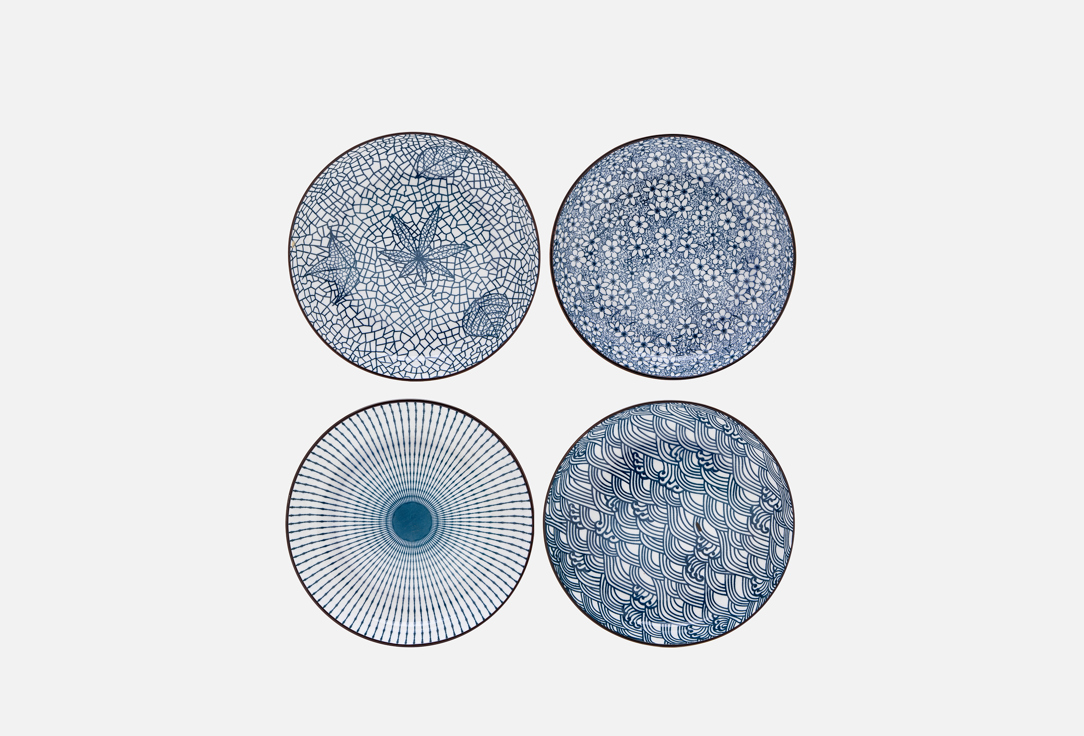 

Набор тарелок HOMIUM, Мультиколор, Zdk kitchen 18 см