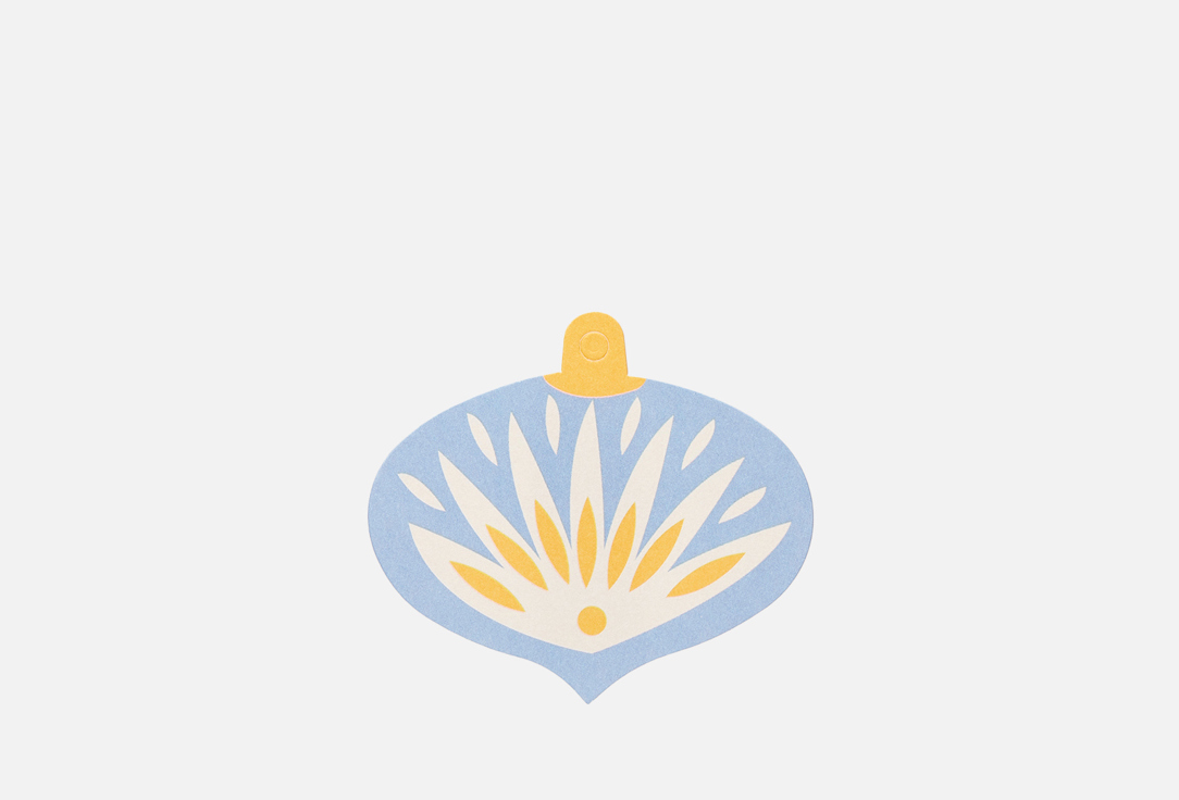 

Бирка ПОДПИСНЫЕ ИЗДЕЛИЯ, Елочная игрушка, голубая 1 шт