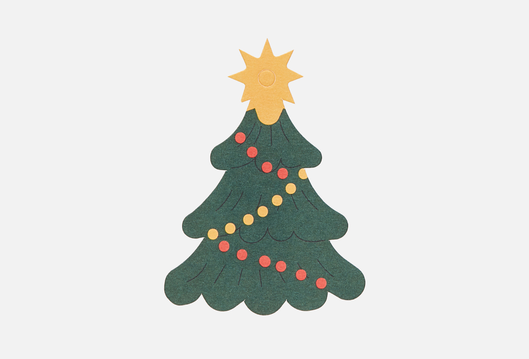 

Бирка ПОДПИСНЫЕ ИЗДЕЛИЯ, Елочка со звездой 1 шт