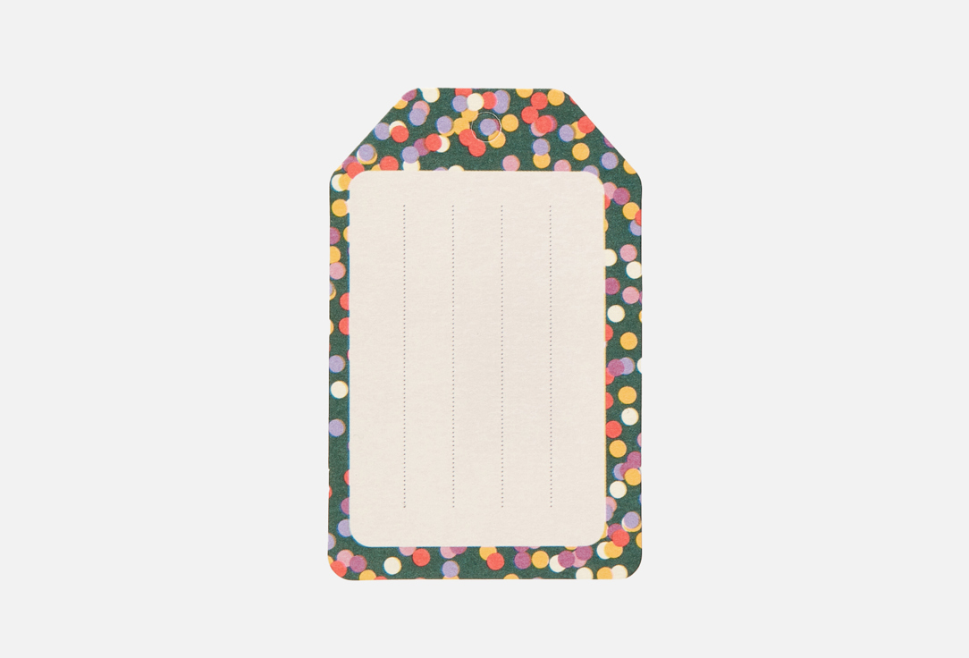 

Бирка ПОДПИСНЫЕ ИЗДЕЛИЯ, Конфетти зеленая 1 шт