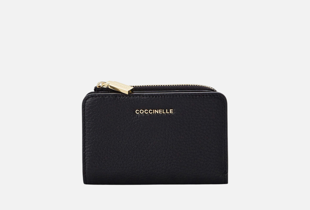 

Кошелек COCCINELLE, Черный, METALLIC SOFT 1 шт