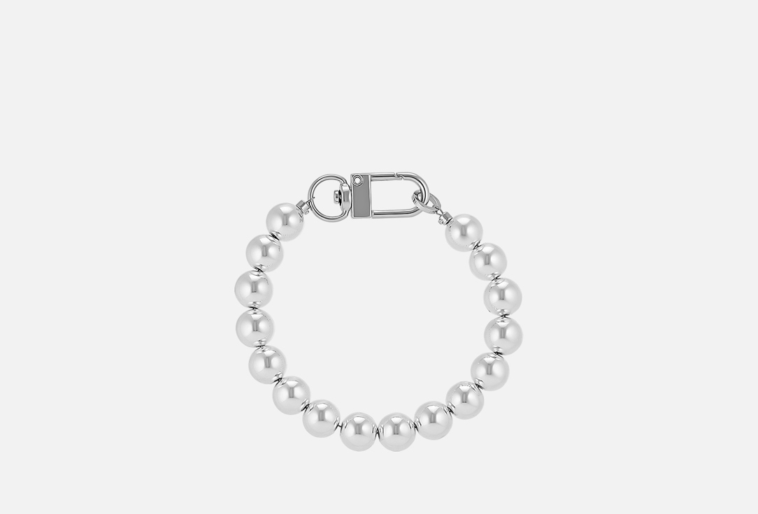 

Браслет CARABINE, Гематиты с серебрянным напылением 1 шт