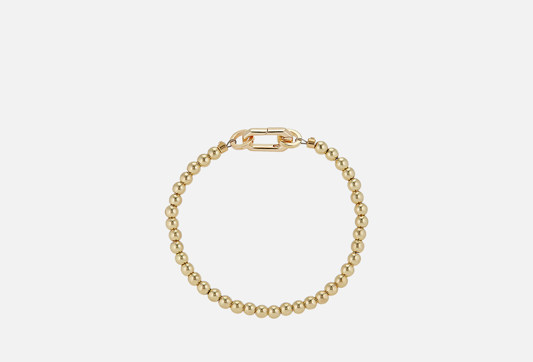 

Браслет CARABINE, Мини с золотым напылением 1 шт