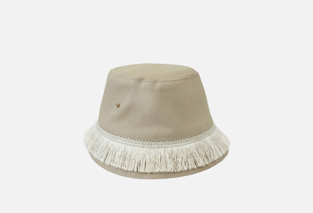 Изображение товара Стильная женская панама la sirene с бахромой 54 размер демисезонная