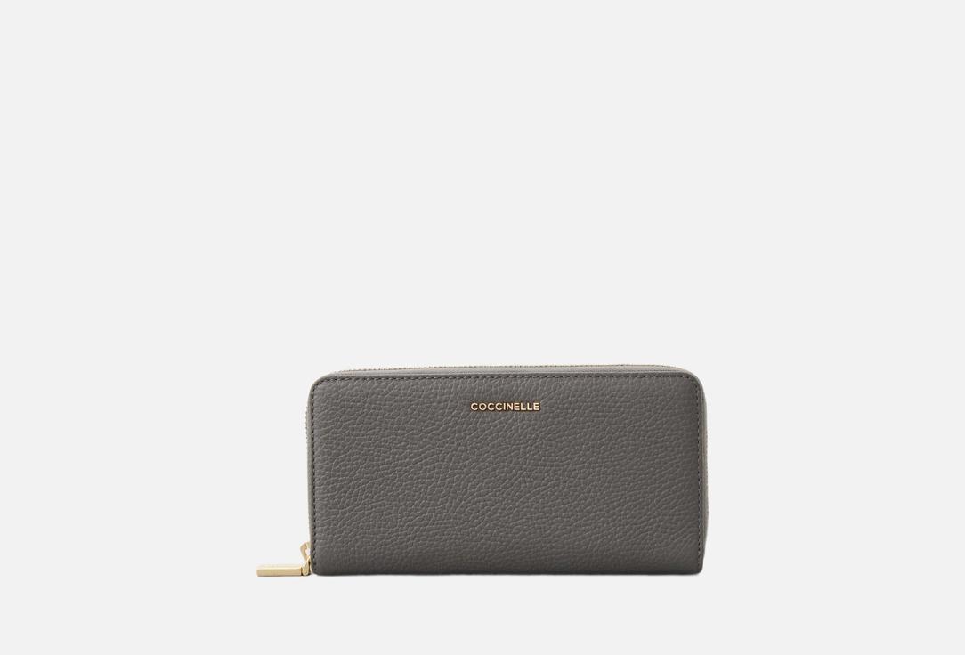 

Кошелек COCCINELLE, Серый, METALLIC SOFT 1 шт