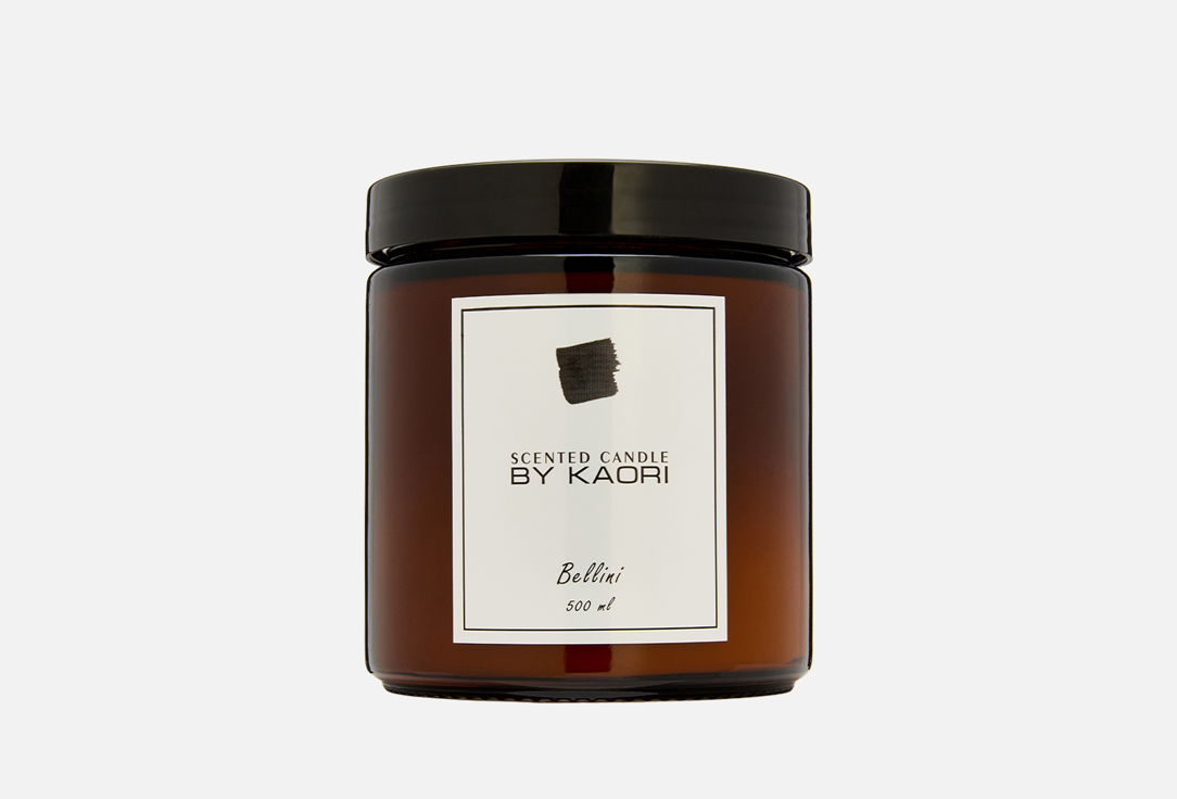 Изображение товара Ароматическая свеча Bellini BY KAORI с насыщенным ароматом персика и ромом 500 мл