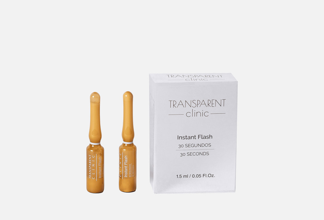 

Ампулы для лица TRANSPARENT CLINIC, Instant flash 30 seconds 2 шт