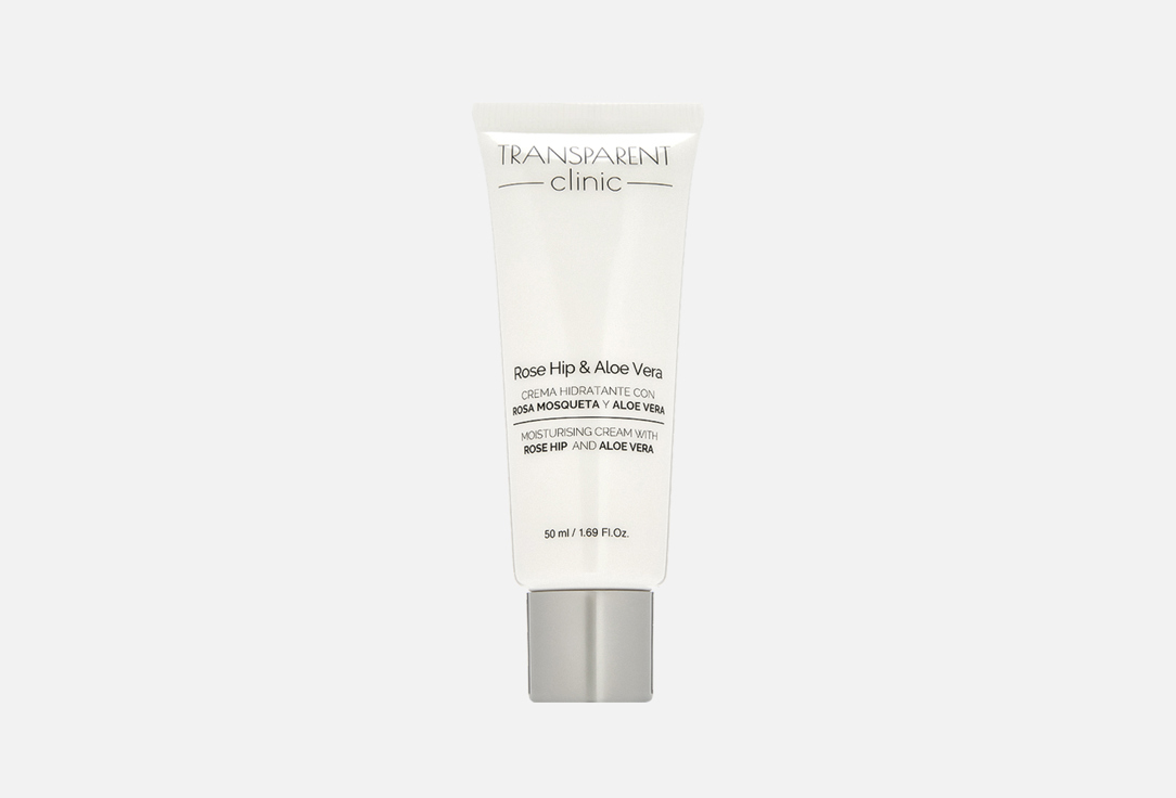 Крем для лица TRANSPARENT CLINIC Rose hip & aloe vera 50 мл