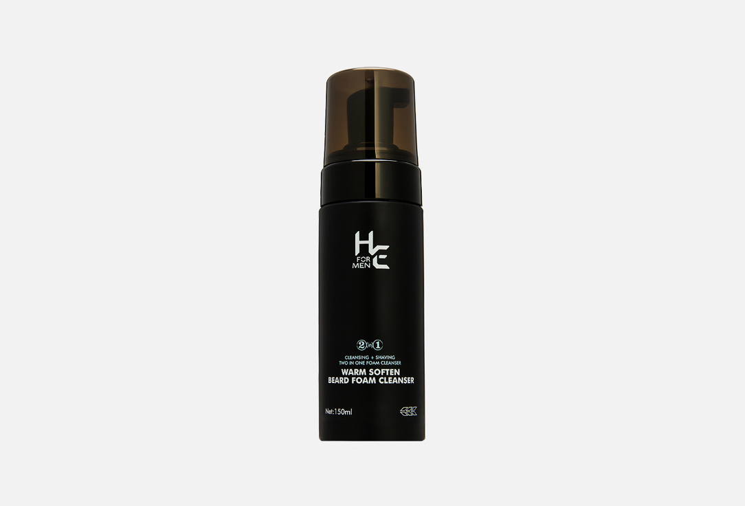 

Пена для бритья и очищения бороды HE FOR MEN, 2 в 1 Warm soften 150 г
