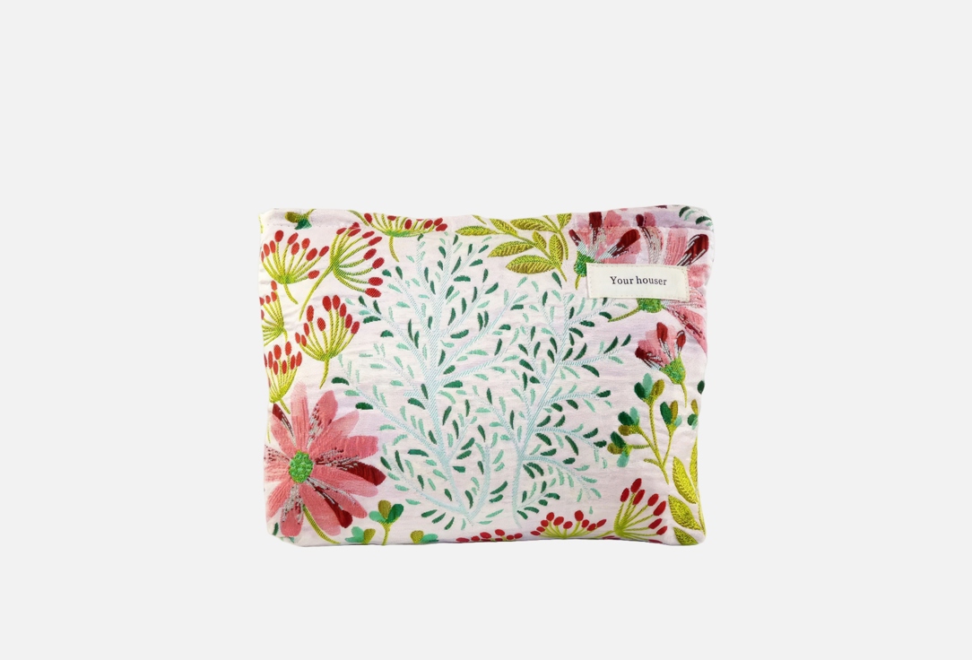 Изображение товара Косметичка Your houser bright flowers, белая