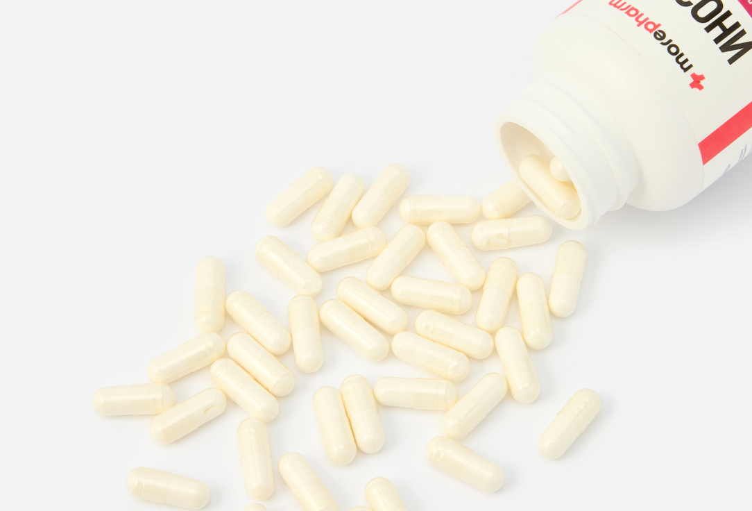 

БАД для женского здоровья MOREPHARM, ИНОЗИТОЛ и ФОЛИЕВАЯ КИСЛОТА в капсулах 120 шт