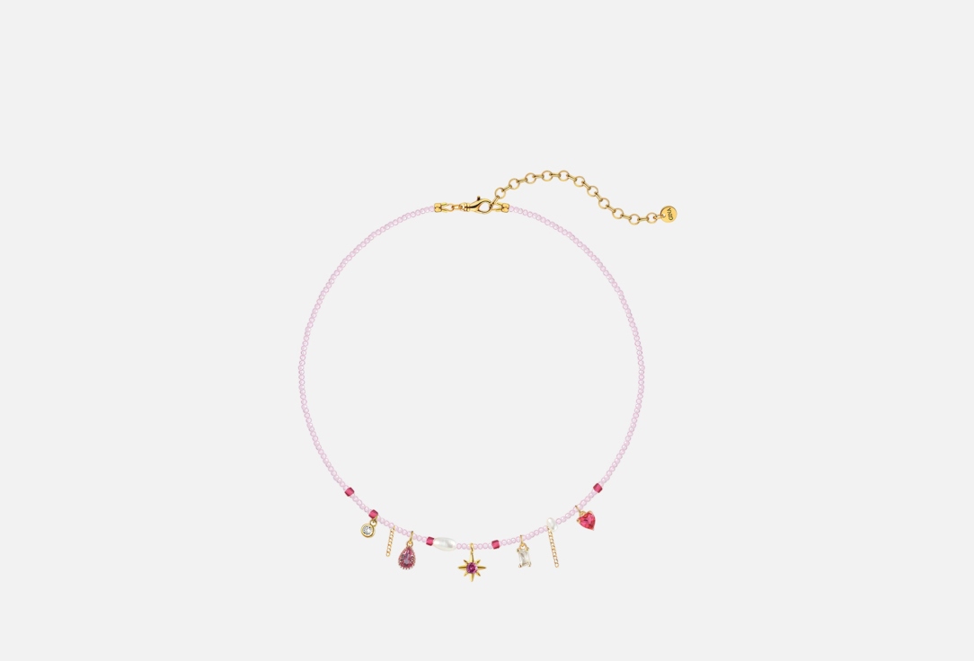 Изображение товара Колье GINADREAMS Сочиняй мечты Pink Gold натуральный жемчуг цирконы 36+8 см