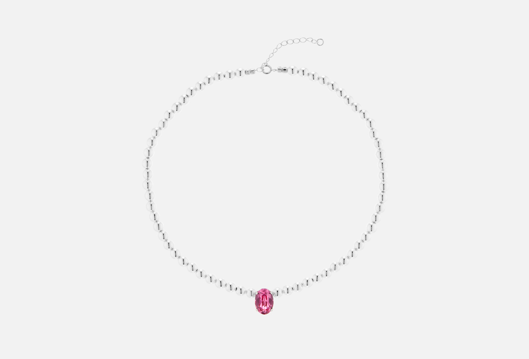 С розовым кристаллом Metal Rose 1 шт