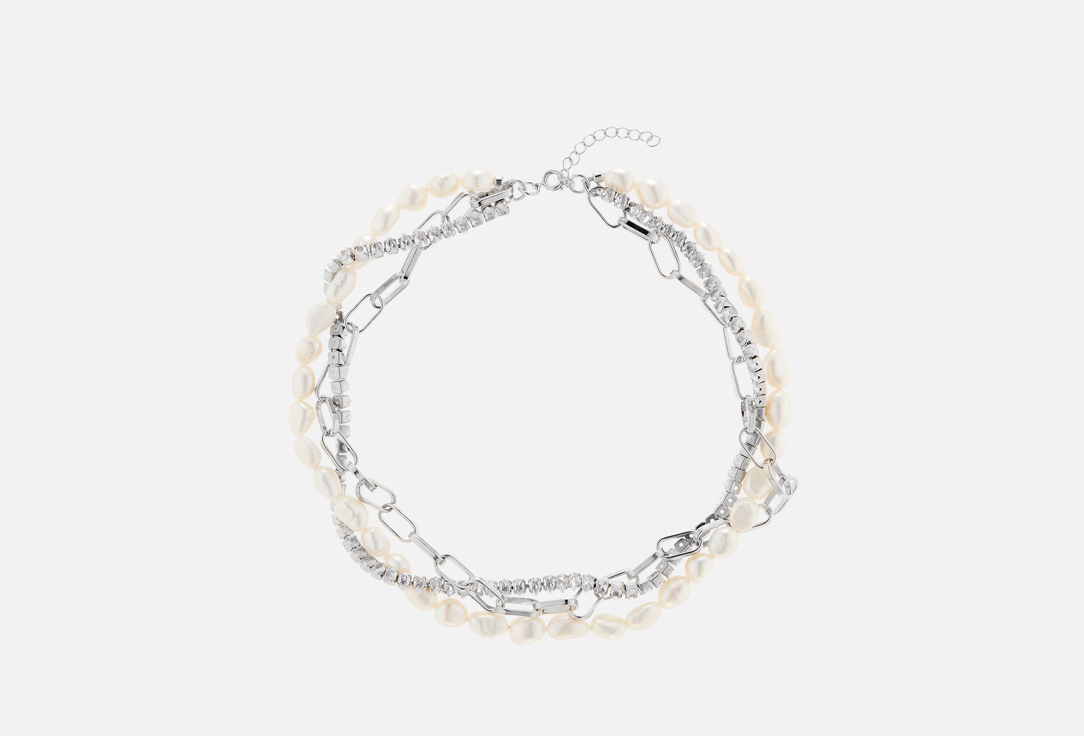 

Колье PHENOMENAL STUDIO, С жемчугом и цепями Roskoshestvo 1 шт