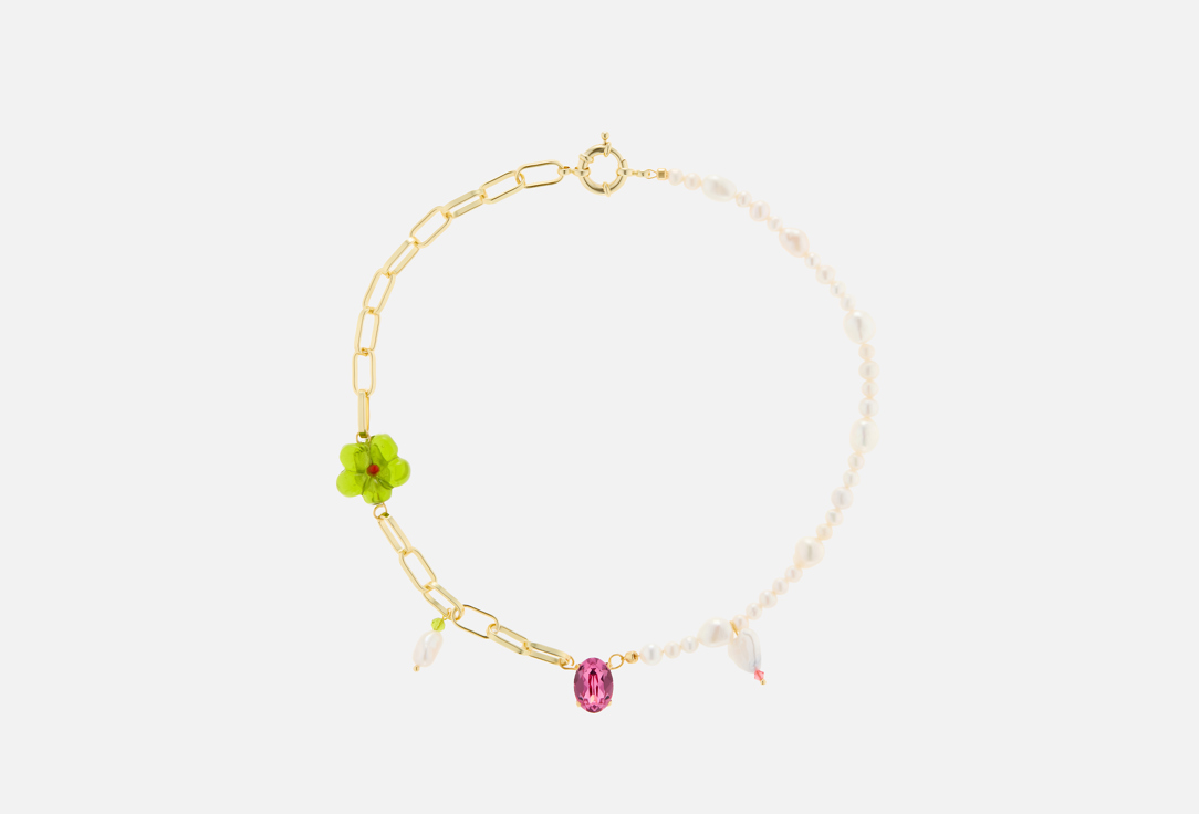 

Колье PHENOMENAL STUDIO, С кристаллами Flower Power 1 шт