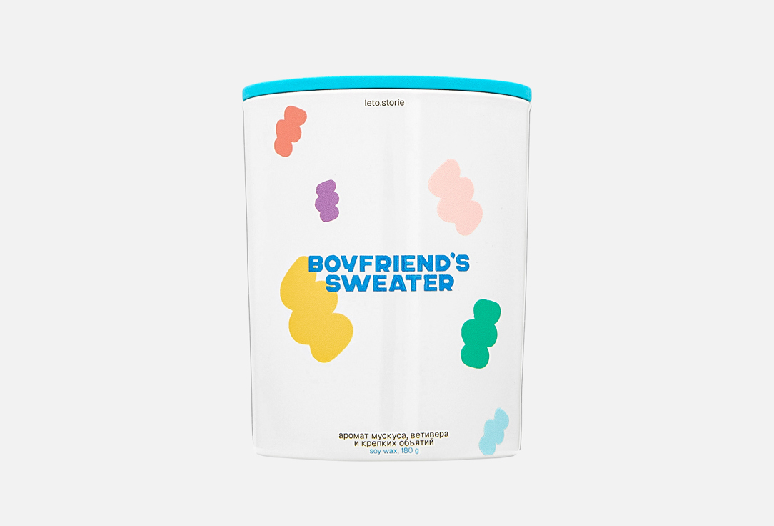 

Ароматическая свеча LETO.STORIE, Boyfriends sweater 1 шт