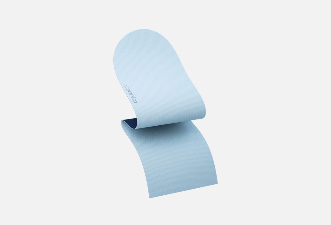 Коврик для йоги и фитнеса ASANKA Blue yoga mat 1 шт