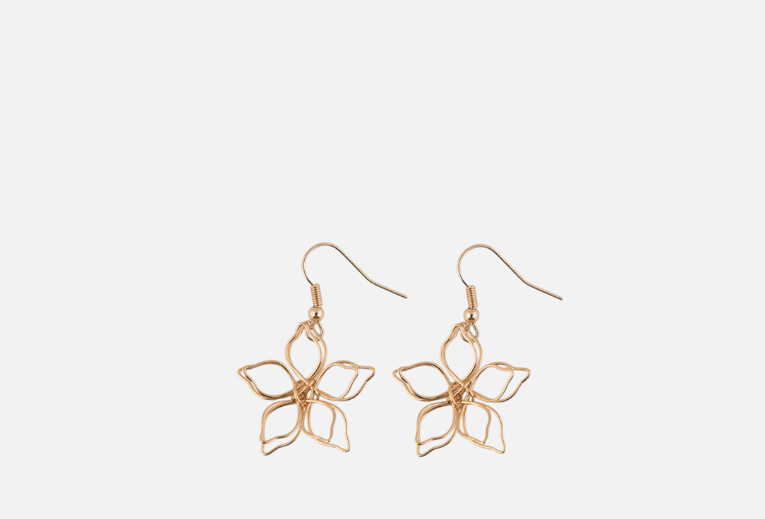 Изображение товара Крупные серьги в форме цветов Marmalato для женщин из металла