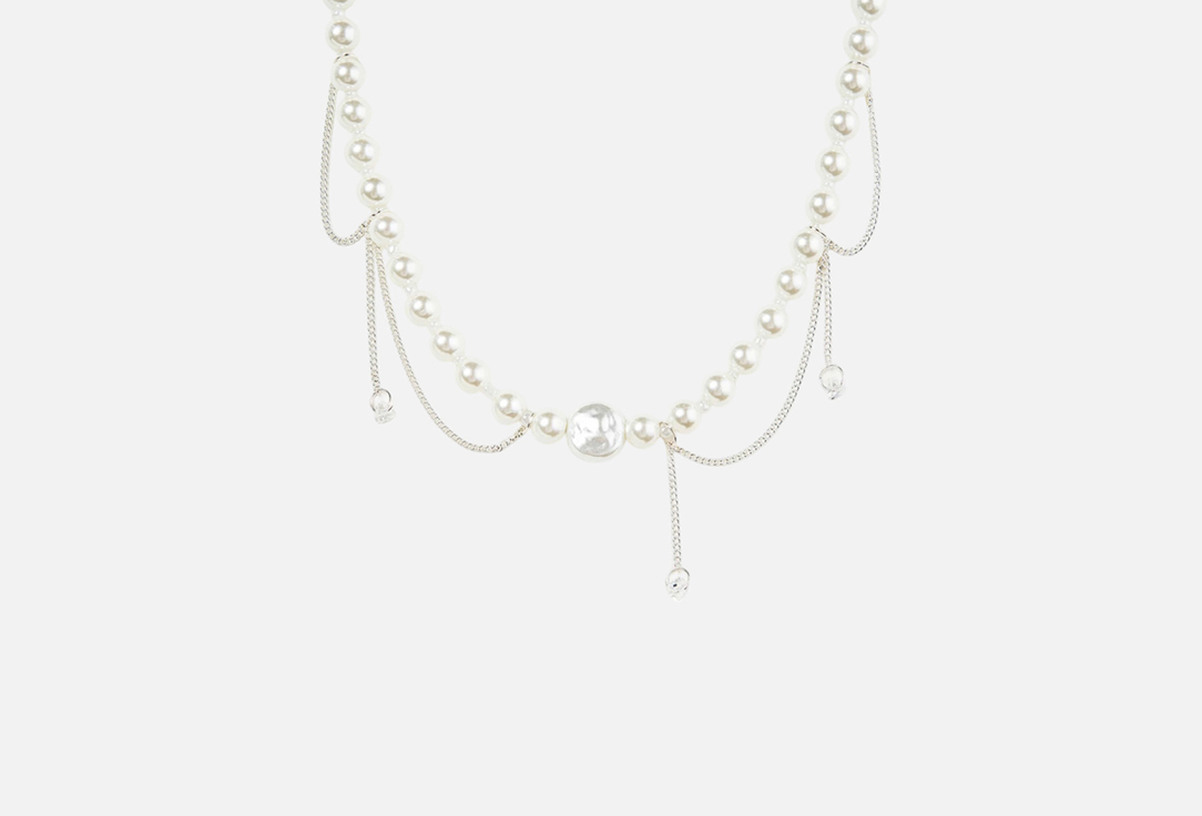 

Колье MARMALATO, Из бусин с подвесками-цепочками 1 шт