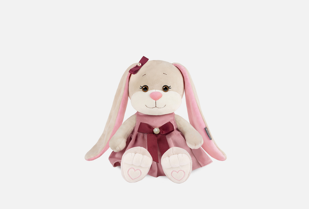 Изображение товара Мягкая игрушка JACK&LIN Зайка в розовом платьице 20 см для детей и коллекционеров