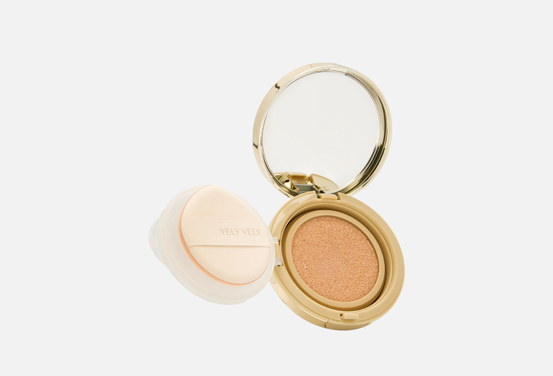 

Тональная основа-кушон SPF50 VELY VELY, Бежевый, Aura Honey Glow Cushion