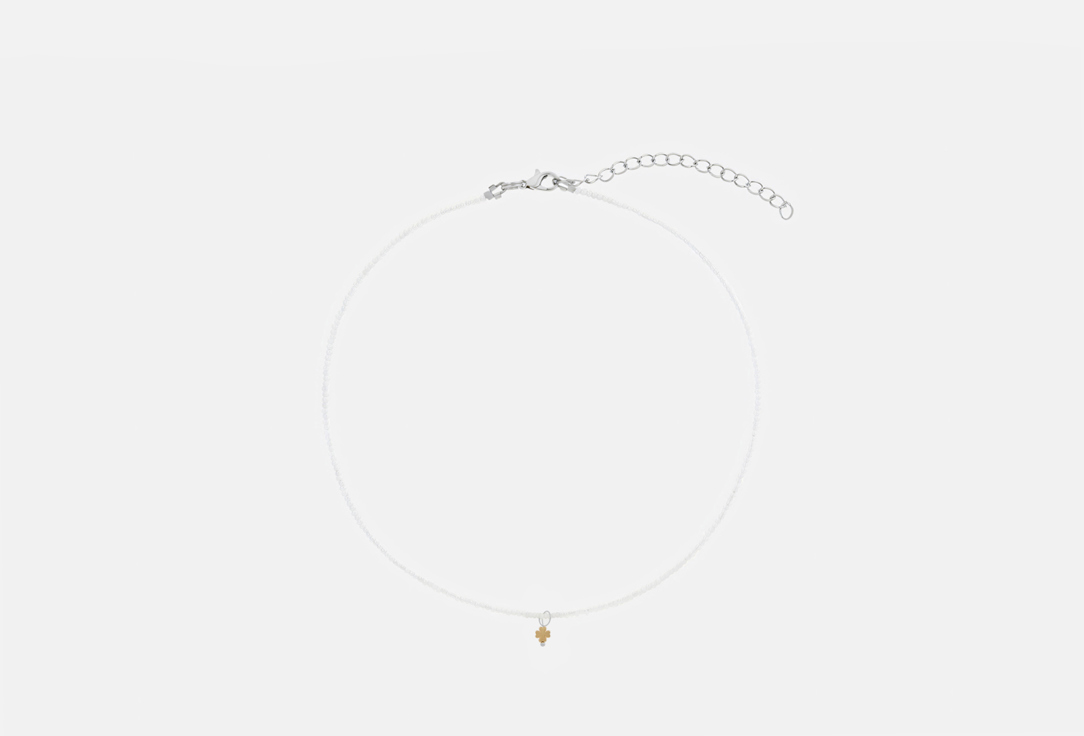 Изображение товара Элегантный женский чокер из бисера с натуральными бусинами и регулируемой длиной