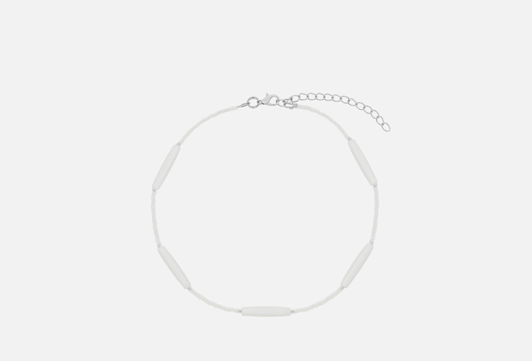 

Чокер SIDORINA SOFIA ACCESSORIES, Белый бисер с акриловыми трубочками 1 шт