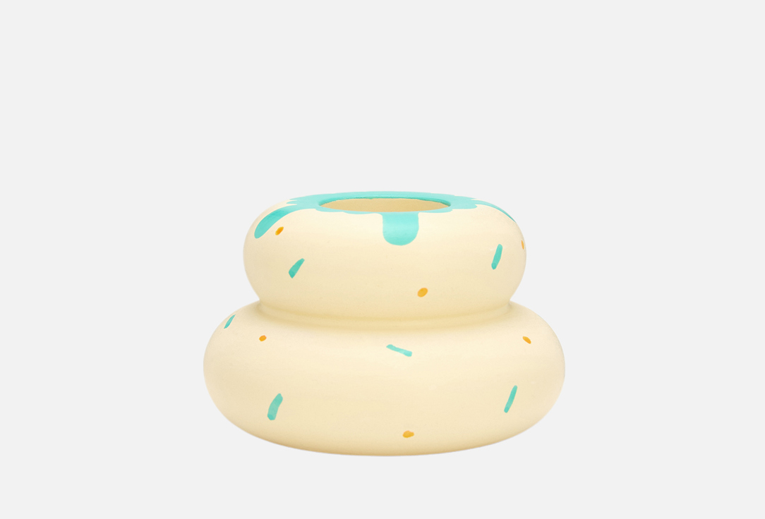 

Подсвечник одиночный для столовых свечей WARMSTORE, Карамельная лава 1 шт