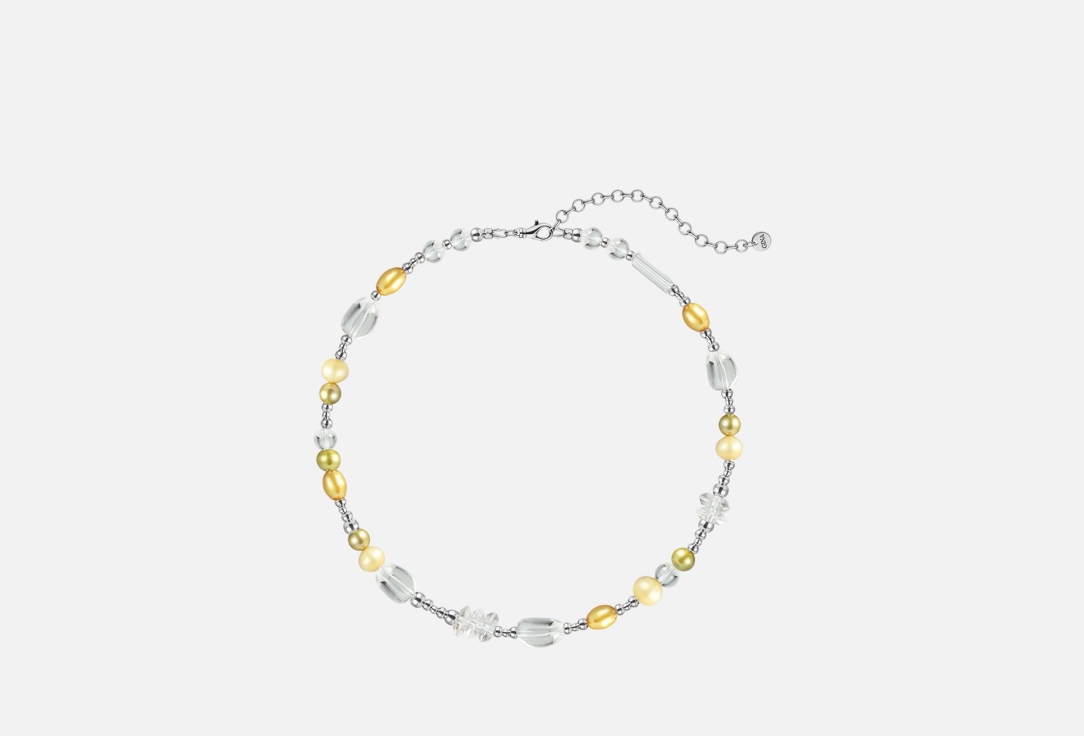 Изображение товара Колье GINADREAMS Одну Маргариту пожалуйста из натурального жемчуга и горного хрусталя