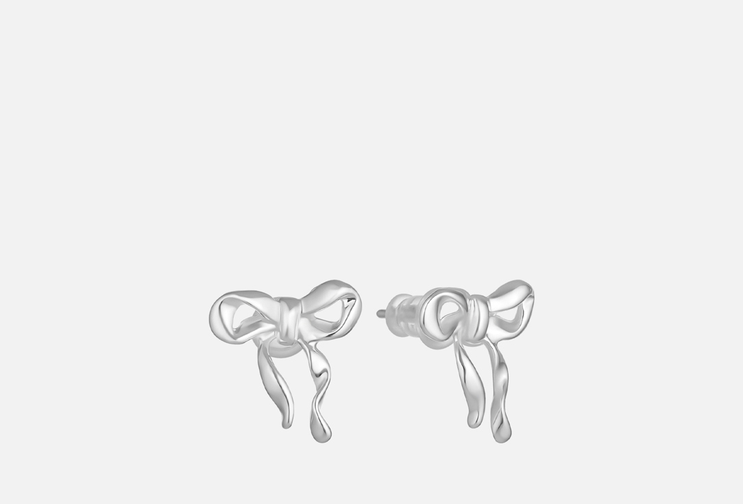 

Серьги NUANCE, Bow silver 2 шт