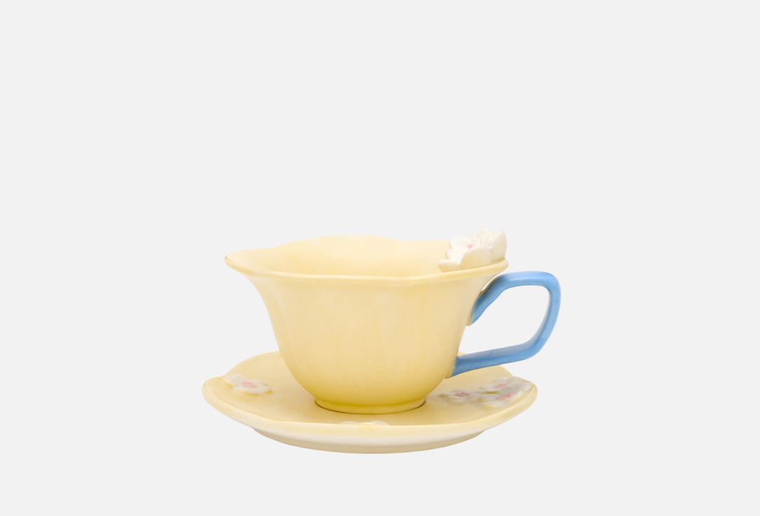 Изображение товара Чайная пара ROOMI Ручная работа, светло-желтый