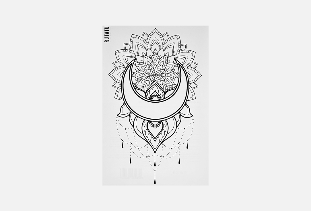 Изображение товара Переводная татуировка для тела RUTATU Мандала