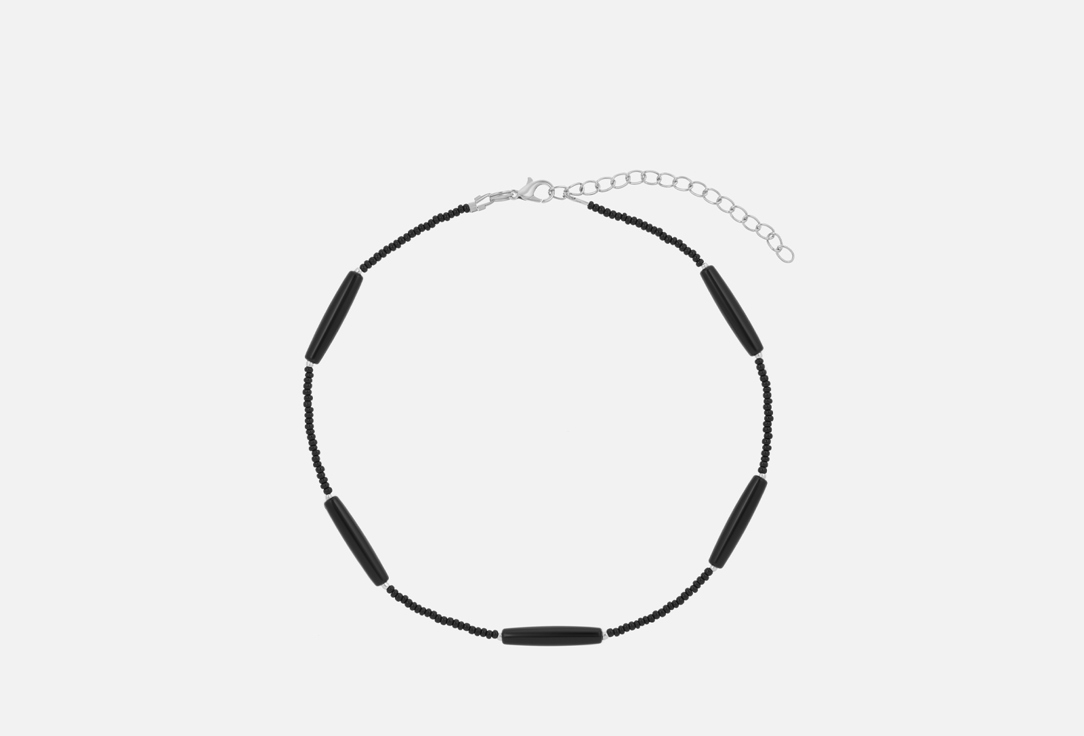 

Чокер SIDORINA SOFIA ACCESSORIES, Черный бисер с акриловыми трубочками 1 шт