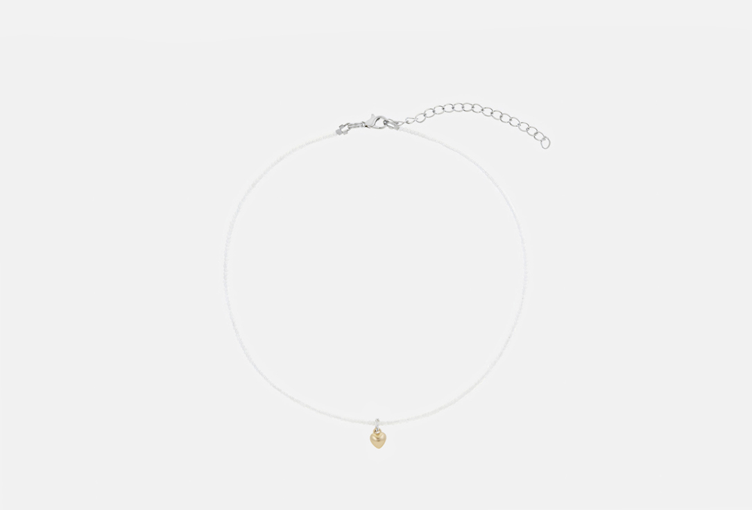 

Чокер SIDORINA SOFIA ACCESSORIES, Бисер с золотым сердцем 1 шт