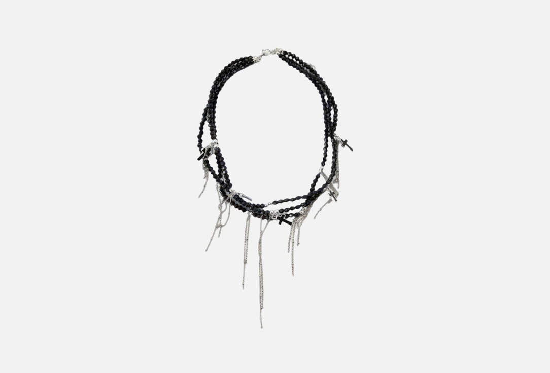 Изображение товара Колье PABUR Crosses blk&slv