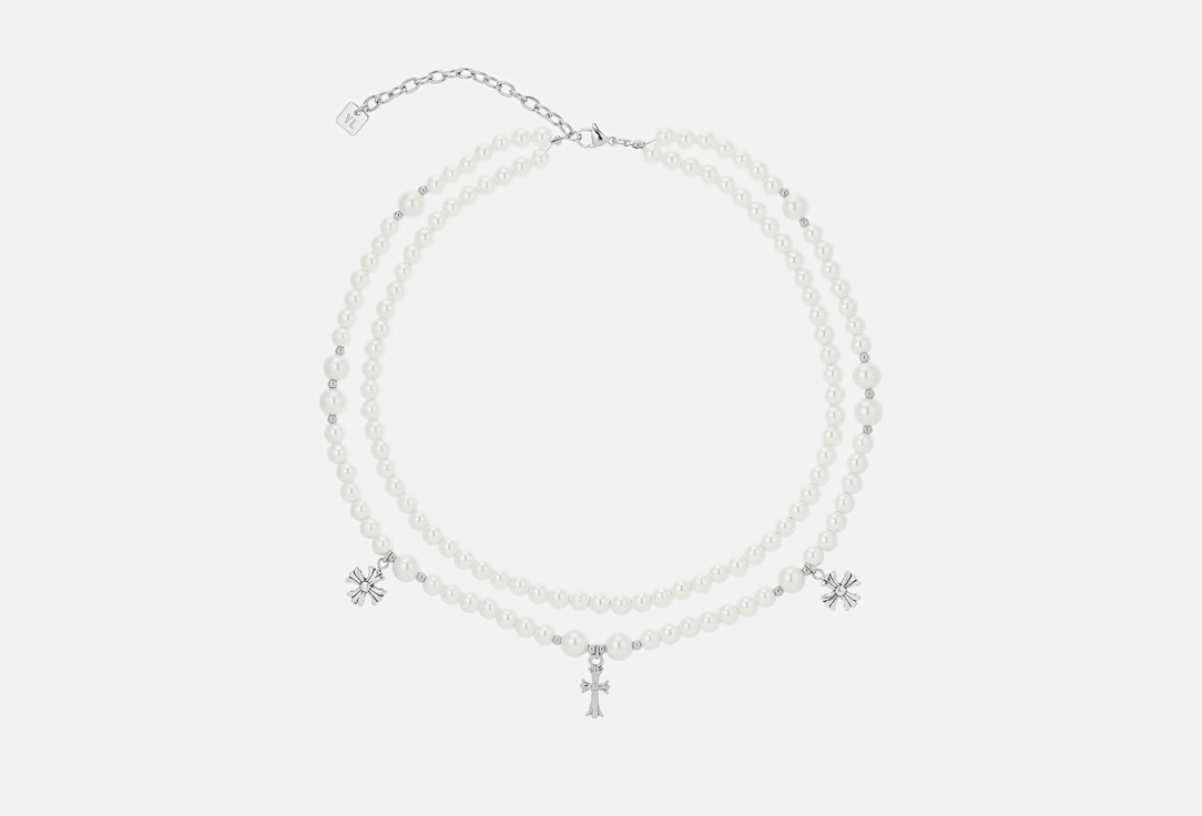 Изображение товара Колье PABUR Cross wht&slv