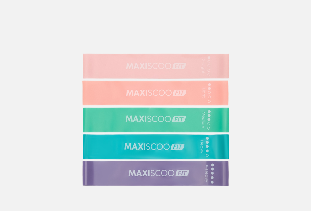 Изображение товара Набор фитнес-резинок MAXISCOO FIT big