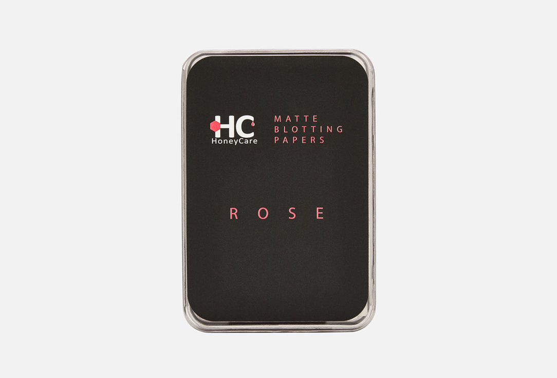 

Матирующие салфетки HONEY CARE, Matte Blotting Papers, rose 300 шт