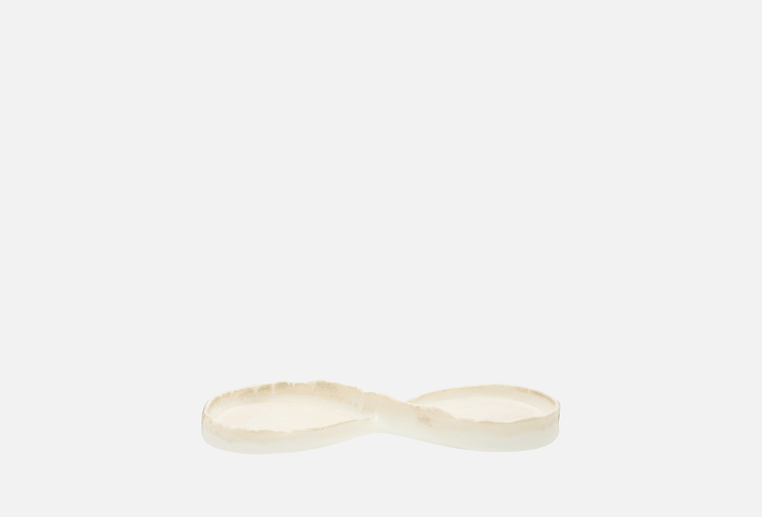 Изображение товара Керамическая менажница Как тепло Бесконечность ручная работа 35 см