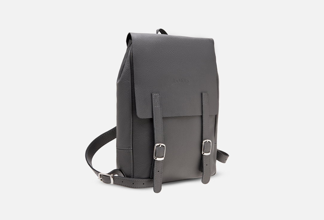 Изображение товара Рюкзак кожаный LOKIS текстурный светло-серый