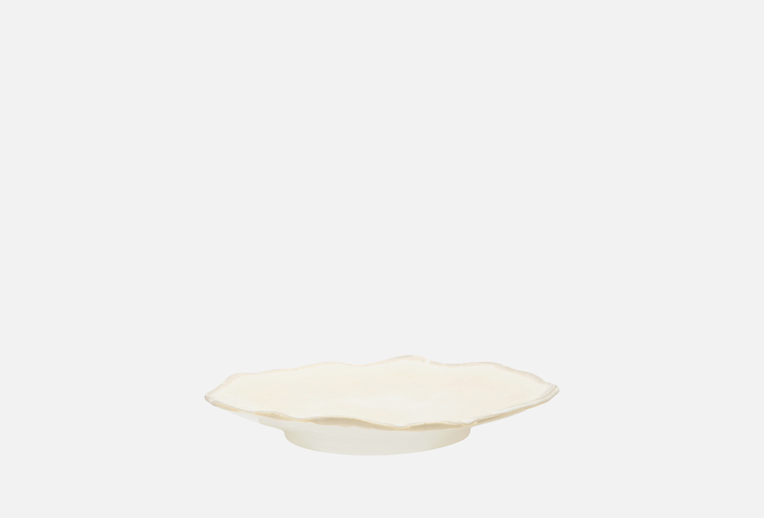 

Тарелка КАК ТЕПЛО, Бежевый, Большая, Жемчужная, 25 см 25 см